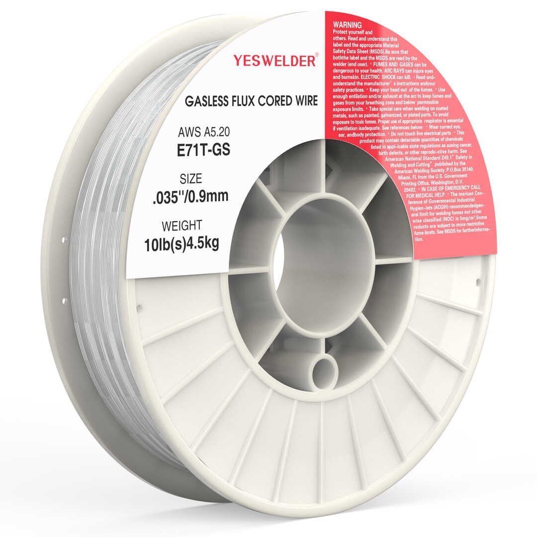 Gasless Flux Core Welding Wire, .030" E71TGS Carbon Steel Spool, 10LB Spool