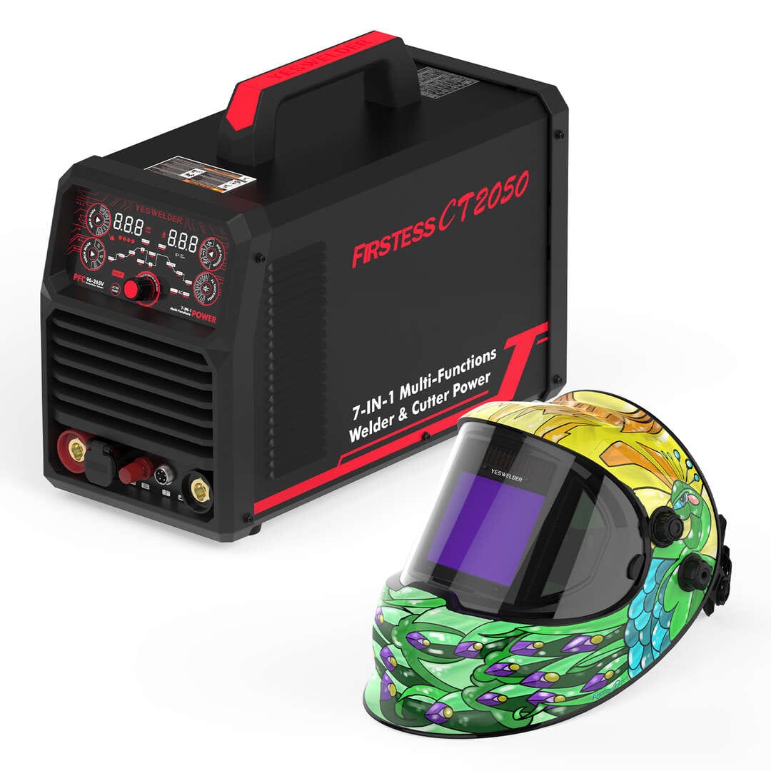 CT2050  welder& cutter and Q800D-PC helmet bundle