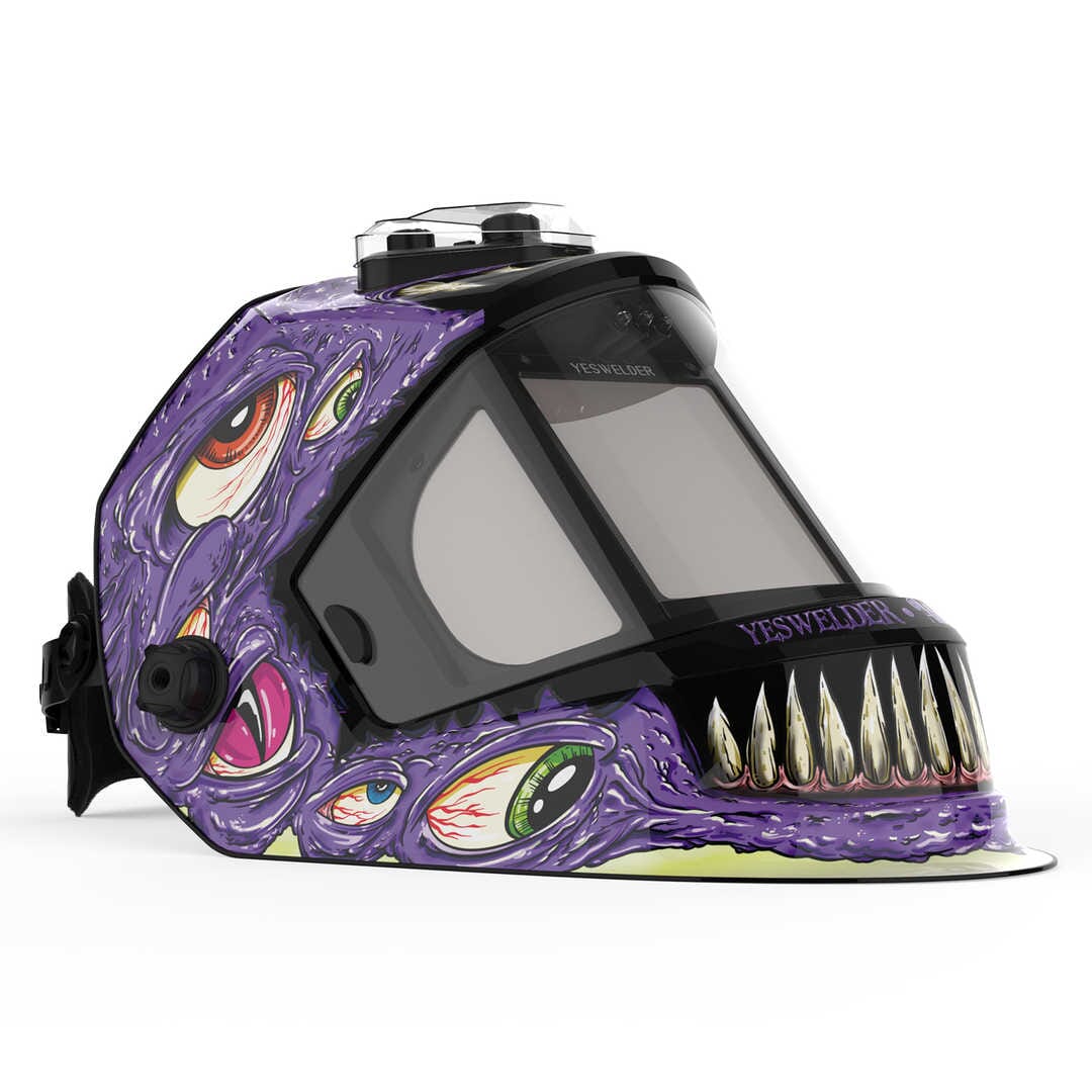 Panoramic View Auto-Darkening Welding Helmet