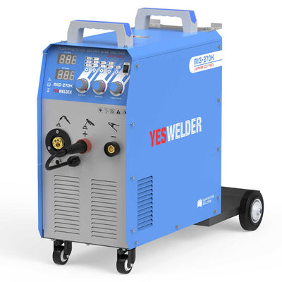 270Amp Wide Voltage Multi-process Welder | MIG-270K Spool Gun Compatible Welder - YesWelde