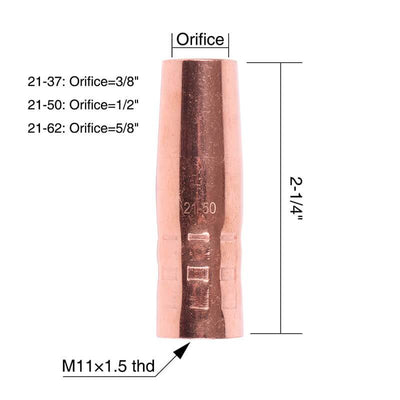 MIG Welding Gun Consumable Kit for Lincoln Magnum 100L and Tweco Mini/#1 | YesWelder - YesWelder