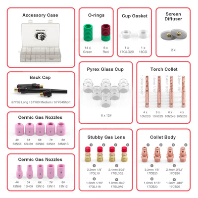 Yeswelder TIG Welding Kit Accessories