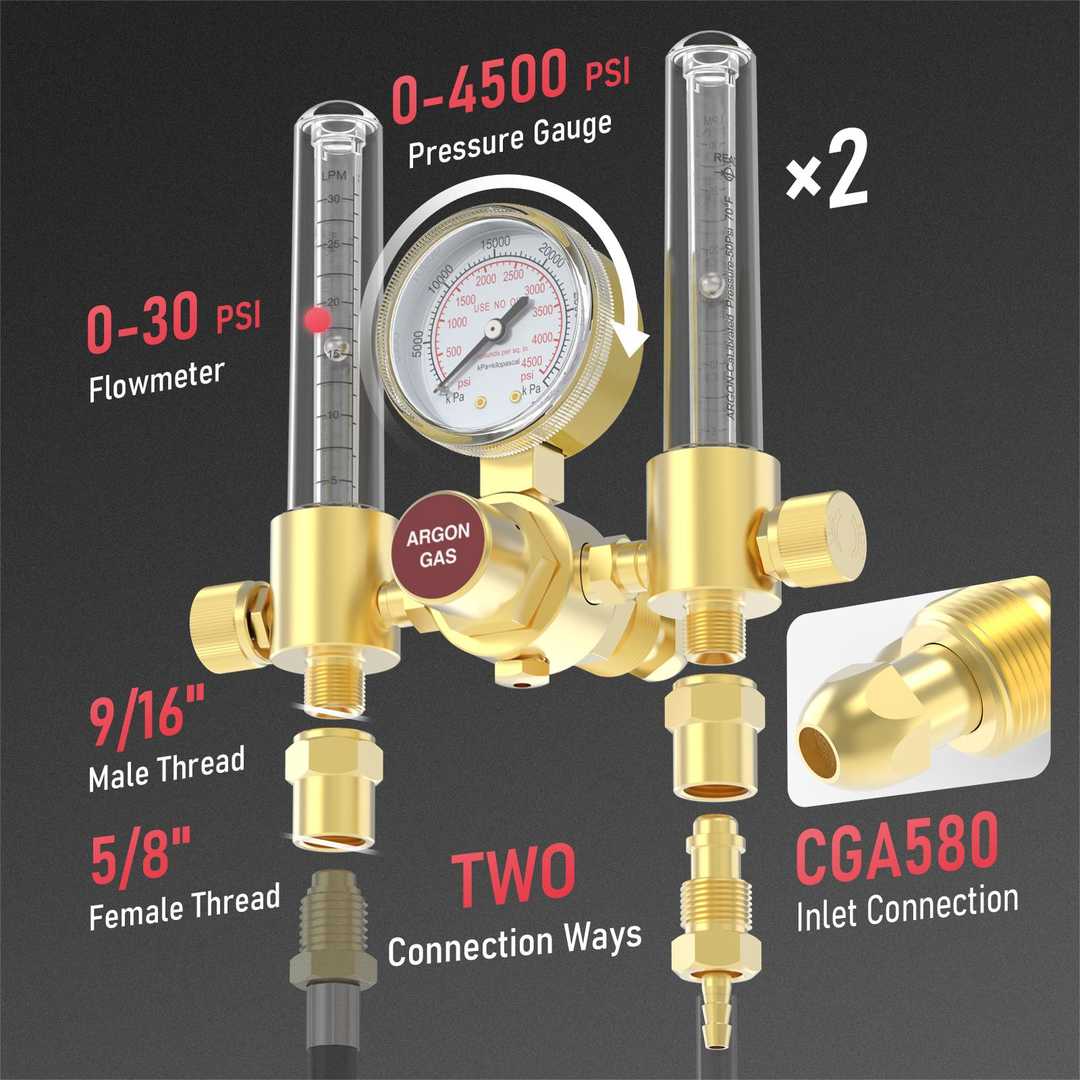 YesWelder MIG Welding Regulator